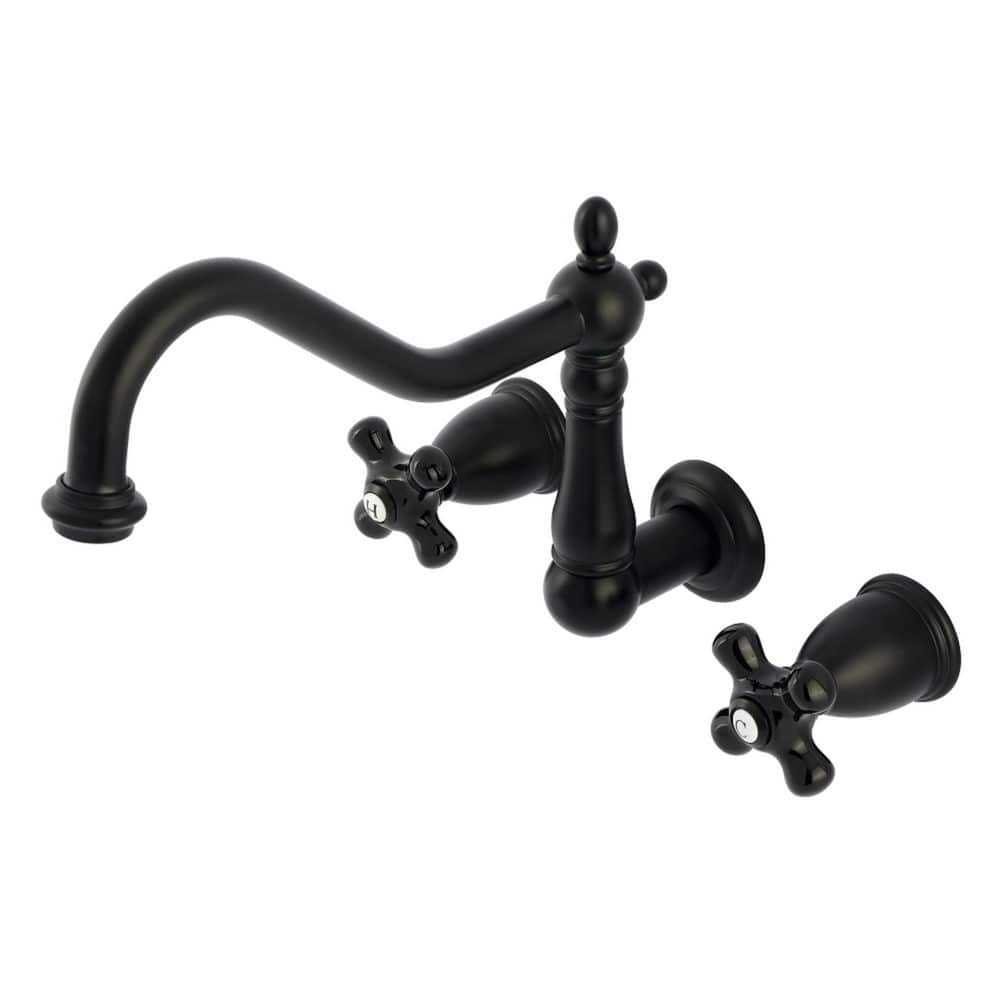 2-Handle Wall Mount Roman Tub Faucet in Matte Black (Valve Included) price history on PriceWatchPro