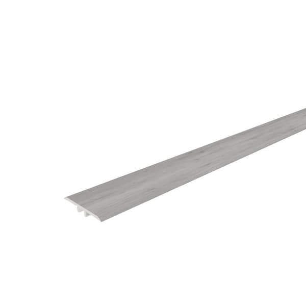 Everlux Premium Flooring Camila Rustic Gray 0.31 in. T x 1.96 in. W x 94.5 in. L T Molding