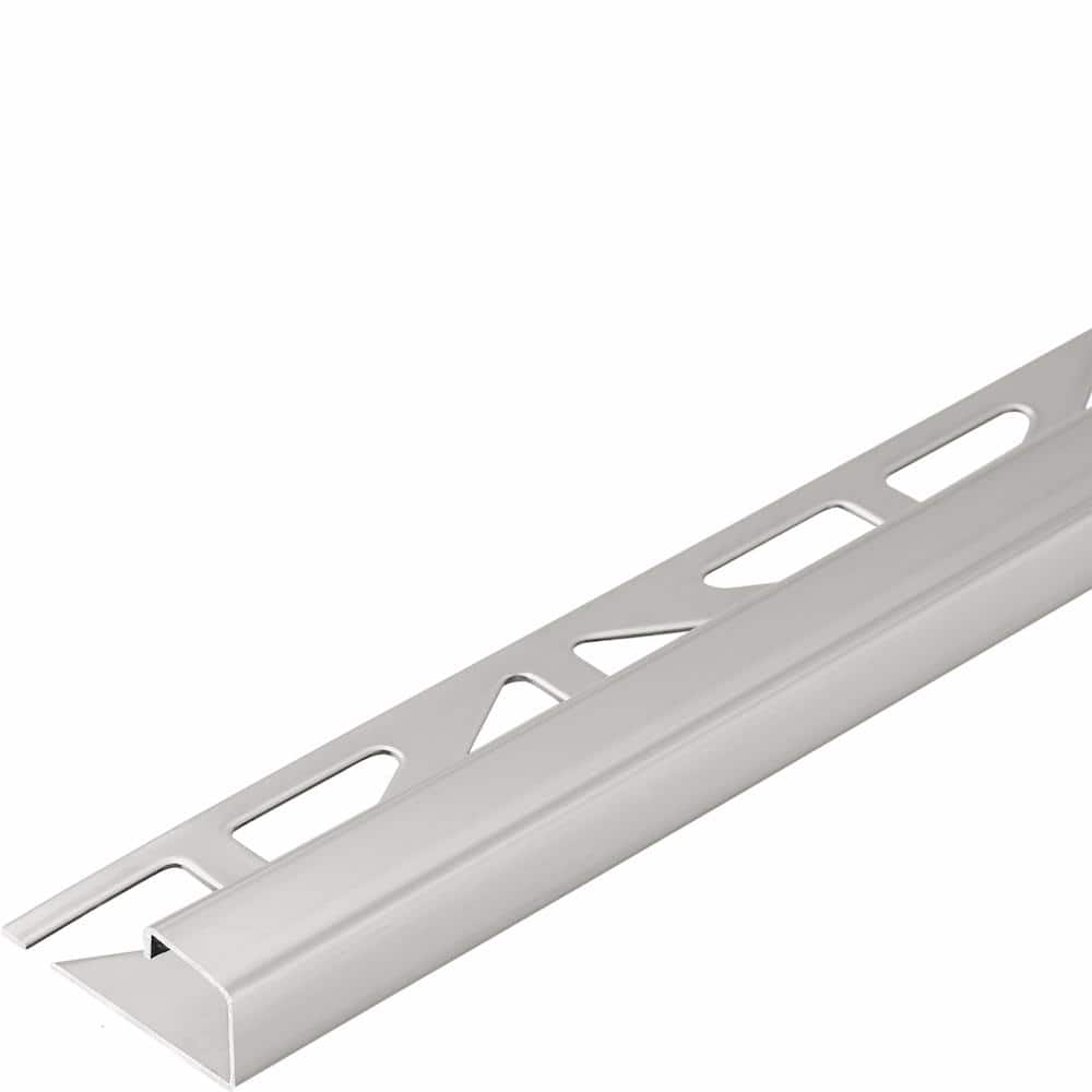 SQUARELINE 0.4375 in. D x 98.5 in. W x 98.4 in. L Square Edge Stainless Steel Metal Tile Edge Trim price history on PriceWatchPro