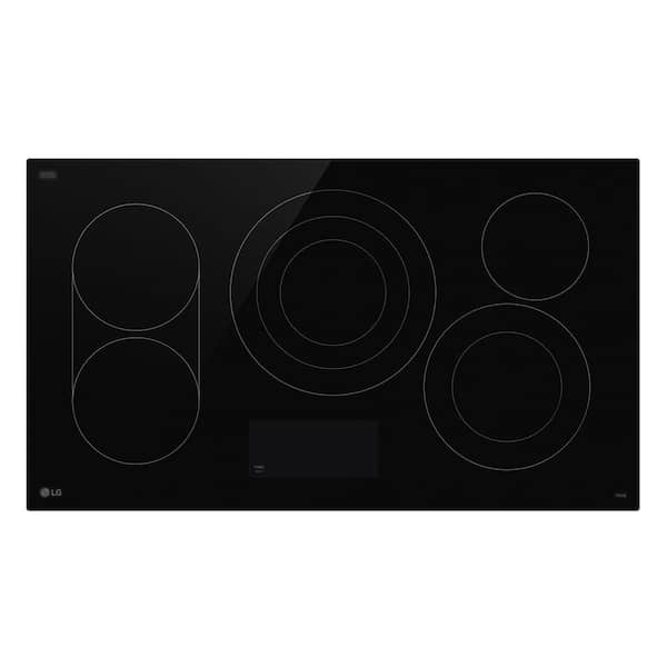 36 in. 5 Elements Radiant Cooktop in Black with ThinQ, 3.6 kW, E-Star
