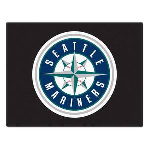 MLB Seattle Mariners Blue 3 ft. x 4 ft. Indoor Area Rug