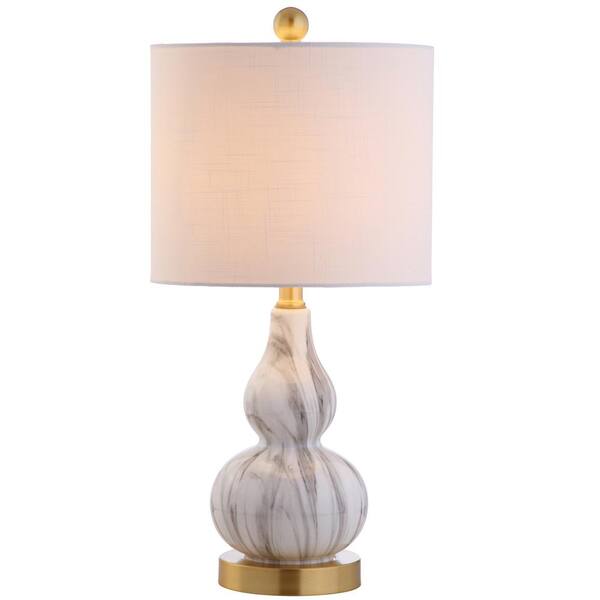 JONATHAN Y - Sasha 25 In. Crystal Table Lamp, Clear