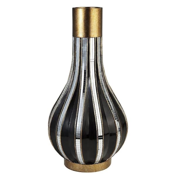 HomeRoots 16.25 in. Multi-Colored Resin Urn Decorative Vase