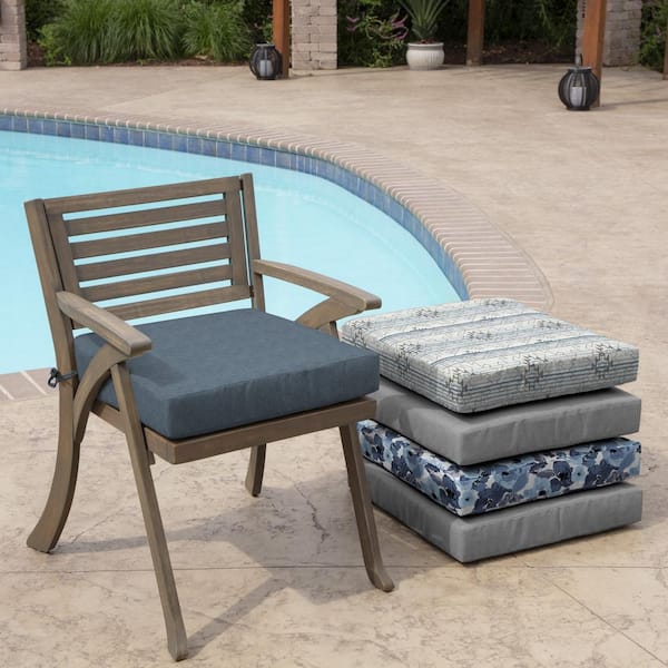 Arden Selections 21 In X Denim, Denim Dining Chair Cushions