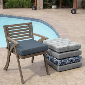 21 in. x 21 in. Denim Alair Square Outdoor Seat Cushion