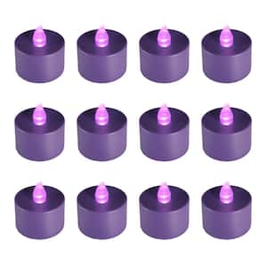 Purple LED Tealights (Box of 12)