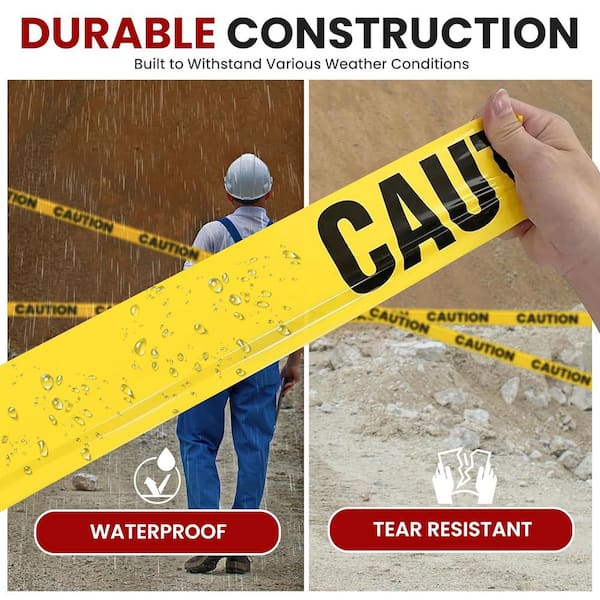 Pyle 6 Pieces 200 Meters Long Tape Roll Suitable for Wide Range of