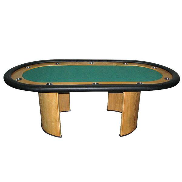 Trademark Green Felt Poker Table
