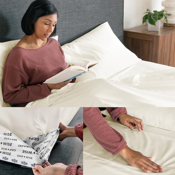 Degrees of Comfort Coolmax Cooling Sheets for King Size Bed | Best Sheet  Set for Hot Sleepers | Soft, Deep Pocket, Grey, 4-Pcs