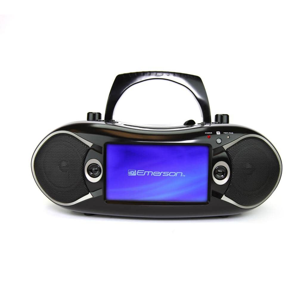 Emerson EDL-2870H-BK 7 in. Bluetooth Dvd Boombox EDL-2870H-BK - The ...