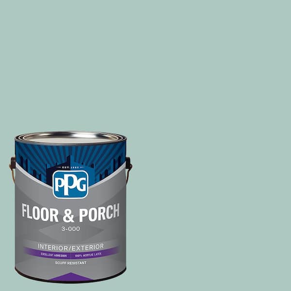 1 gal. PPG1137-4 Copenhagen Satin Interior/Exterior Floor and Porch Paint