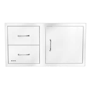 Bull 38 in. 2-Door and Drawer Combo Unit