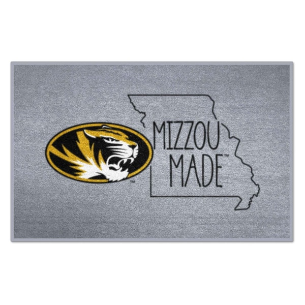 FANMATS Missouri Tigers Southern Style Gray 1.5 ft. x 2.5 ft. Starter Area Rug