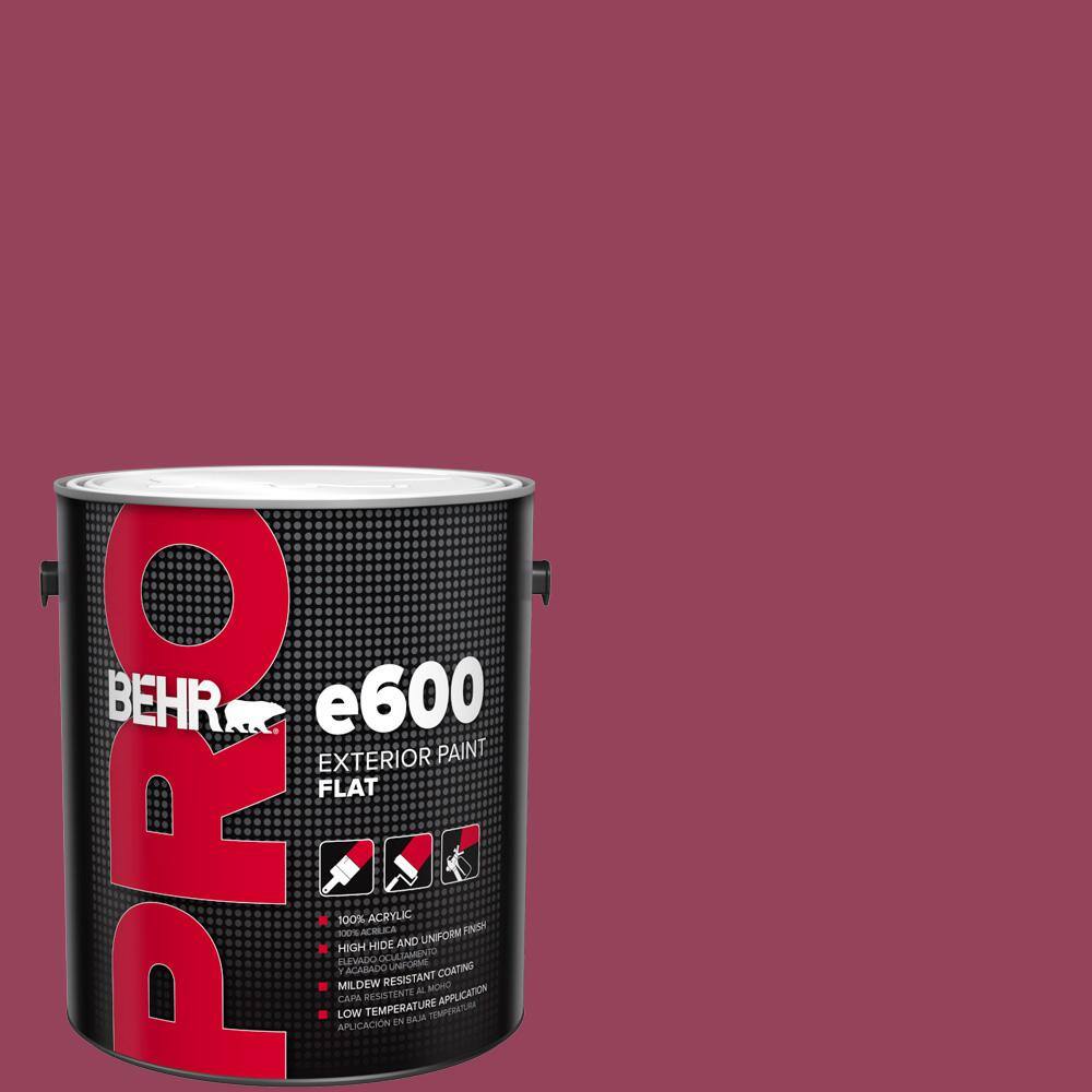 1 gal. #110B-7 Raspberry Pudding Flat Exterior Paint price history on PriceWatchPro