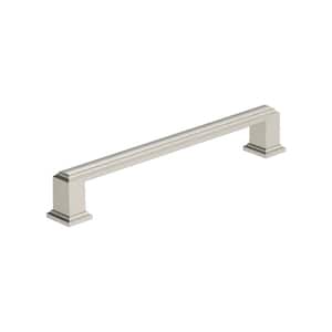Appoint 6-5/16 in. (160 mm) Center-to-Center Satin Nickel Cabinet Bar Pull (1-Pack)