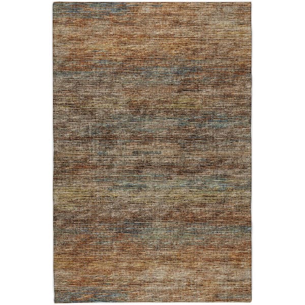 Dream Shag Premium Machine Washable Abstract ADS32 Canyon 8 ft. x 10 ft. Area Rug