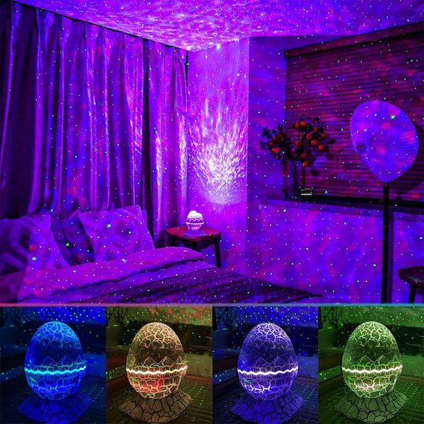 SumKea 1920 x 1080 Dinosaur Egg Star Projector, Indoor