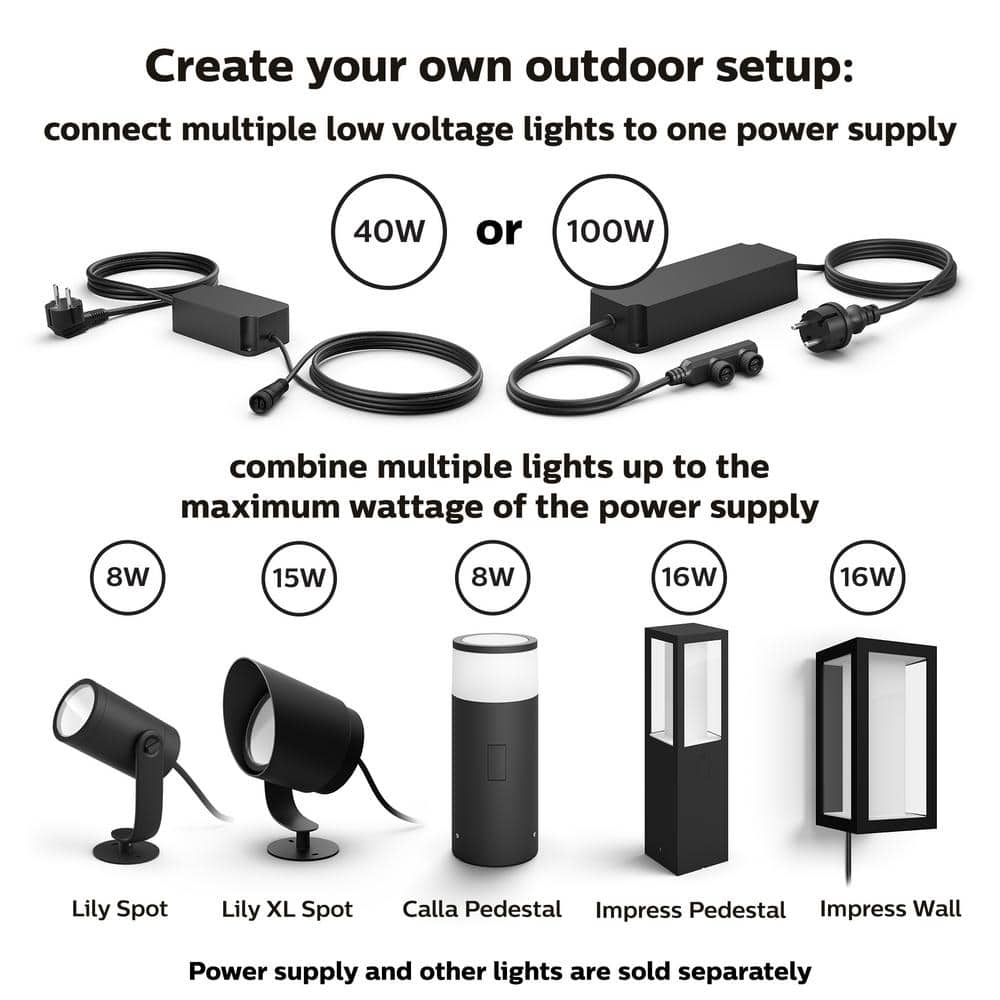 Black Metal LED Smart Outdoor Light Bar with Multicolor Illumination