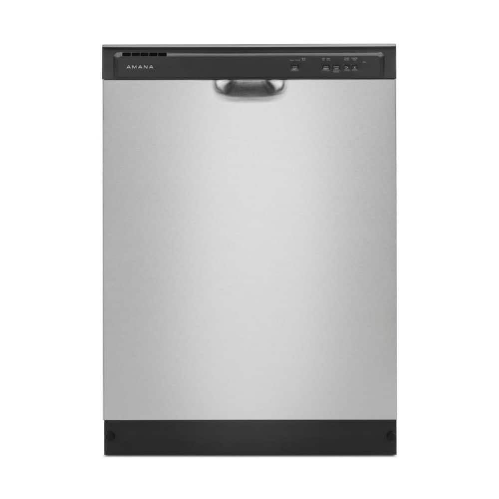 24 in. Front Built-In Tall Tub Dishwasher in Stainless Steel with 3-Cycles 59 dBA