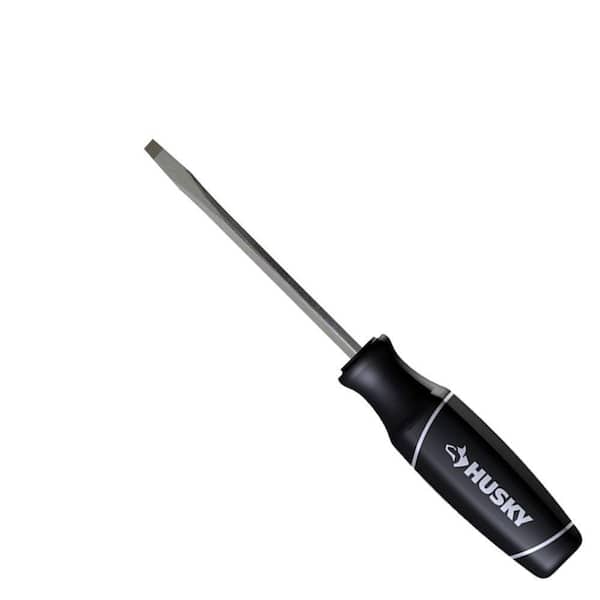 Husky 3/16 in. x 4 in. Slotted Screwdriver
