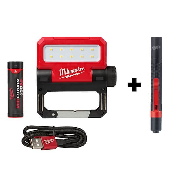 Milwaukee 250 Lumens Internal Rechargeable Penlight with Laser