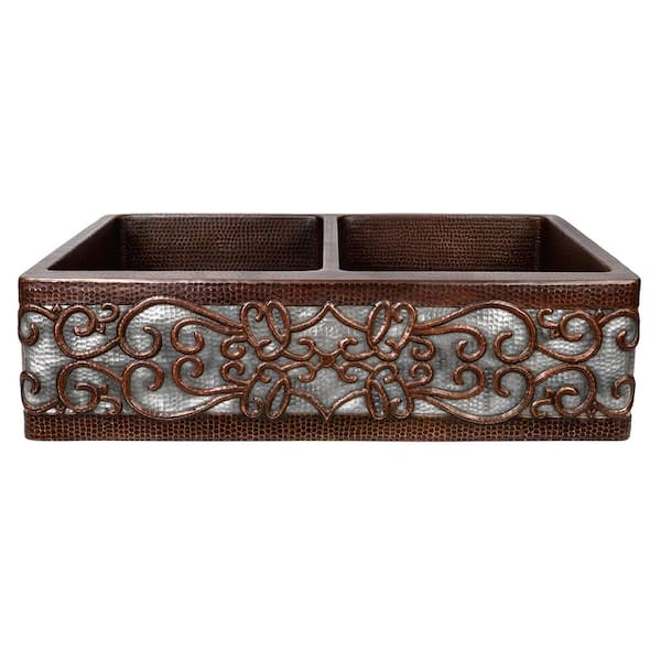 https://images.thdstatic.com/productImages/5f4f9238-6005-4fab-a3c3-c4d26a9f7ed8/svn/oil-rubbed-bronze-and-nickel-premier-copper-products-drop-in-kitchen-sinks-ksp4-ka50db33229s-nb-40_600.jpg