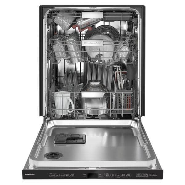 KitchenAid 24 in. PrintShield Stainless Steel Top Control Built-In Tall Tub Dishwasher with Stainless Steel Tub, 44 dBA KDPM604KPS - The Home Depot