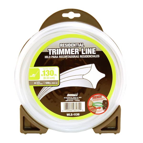 Residential 120 ft. 0.130 in. Universal 4 Point Star Trimmer Line with Line Cutting Tool