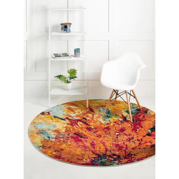 Estrella Palau Multi 8' 0 x 8' 0 Round Rug