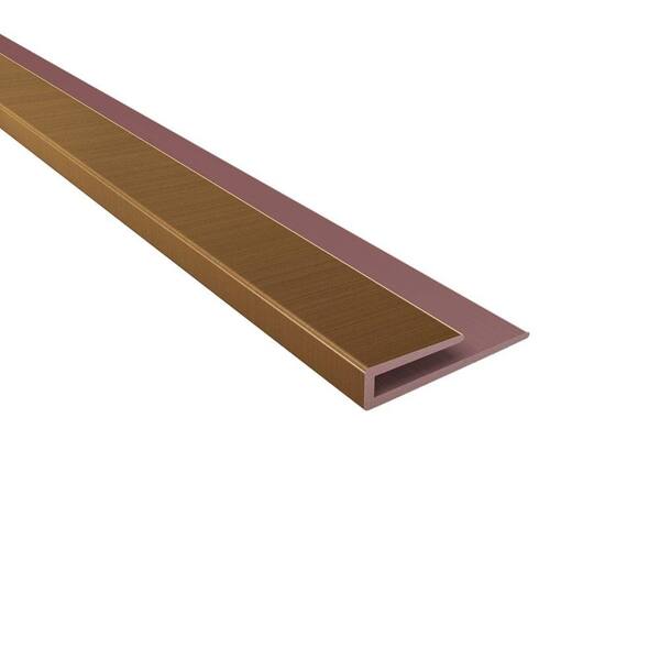 Fasade 4 ft. Vinyl J-Trim in Oil-Rubbed Bronze