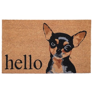 A1 Home Collections A1HC Welcome Mat Black/Beige 23 in. x 38 in. Rubber and  Coir Heavy Duty, Non-Slip Extra Large Double Door Mat A1HC200030PL-BL - The  Home Depot