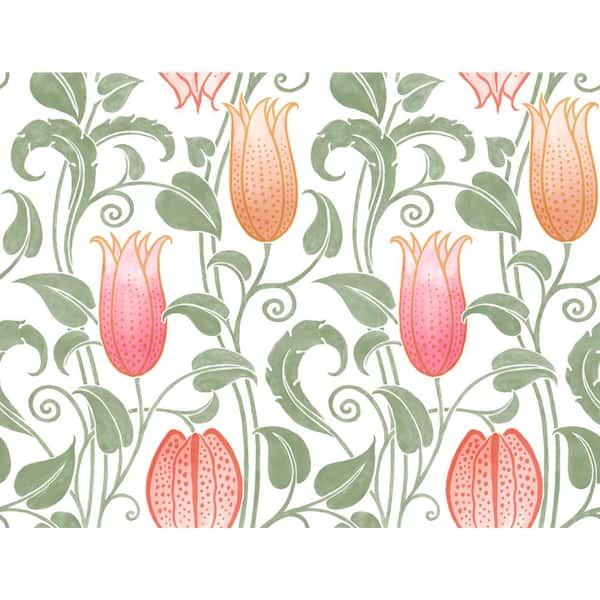 York Wallcoverings Canterbury Bells Unpasted Wallpaper (Covers 60.75 sq. ft.)