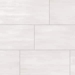 Sample - Ray White 6 in. x 6 in. Concrete Look Porcelain Floor and Wall Tile