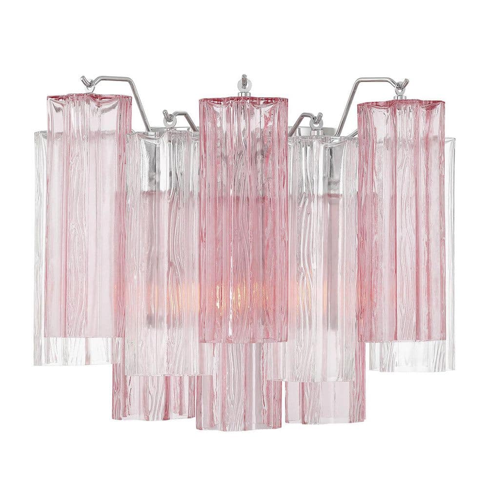 14.5 Addis 2 Light Polished Chrome Sconce price history on PriceWatchPro
