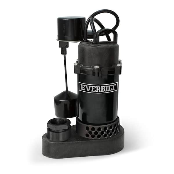 Everbilt 1/4 HP Aluminum Sump Pump Vertical Switch