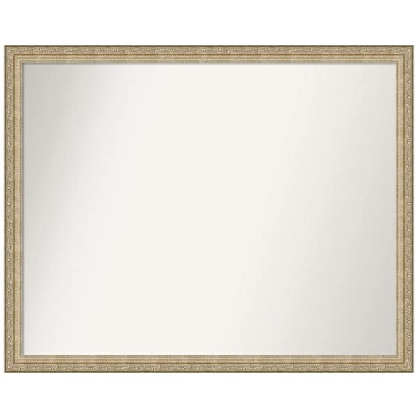 Amanti Art Paris Champagne 30 in. W x 24 in. H Non-Beveled Bathroom Wall Mirror in Champagne