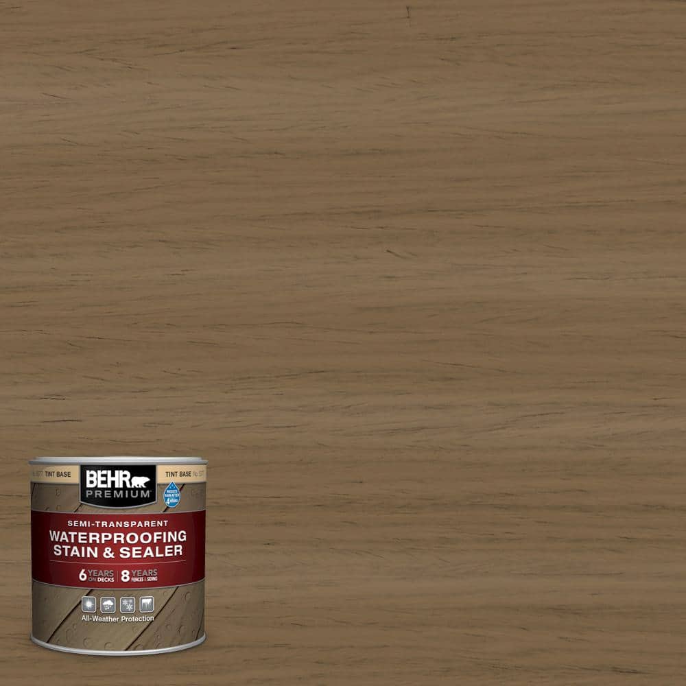 8 oz. #ST-147 Castle Gray Semi-Transparent Waterproofing Exterior Wood Stai