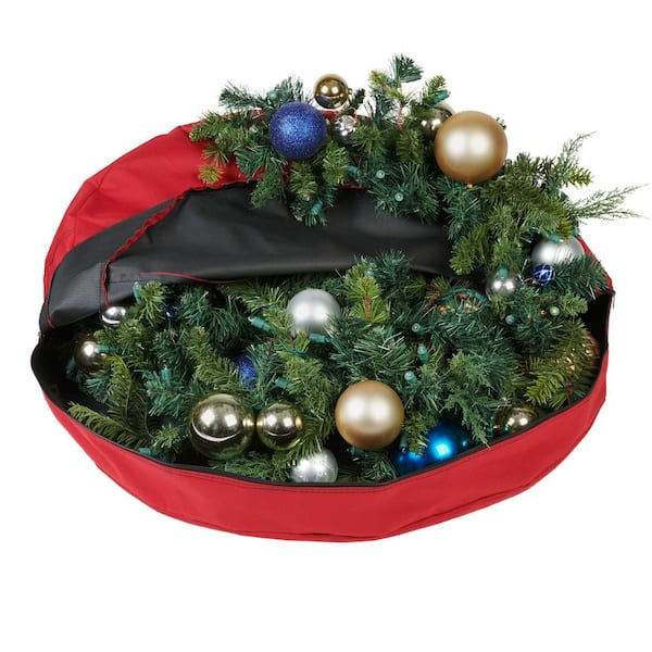 NEW! Rubbermaid wreath storage. Holds 27” Christmas:holiday