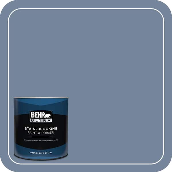 BEHR ULTRA 1 qt. #580F-5 Mysteria Satin Enamel Exterior Paint & Primer