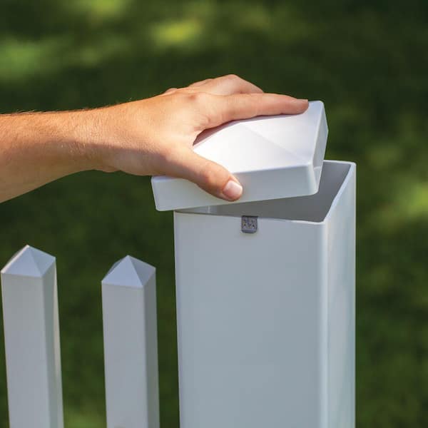 Veranda Vinyl Fence Post Top and Rail Connection Clips