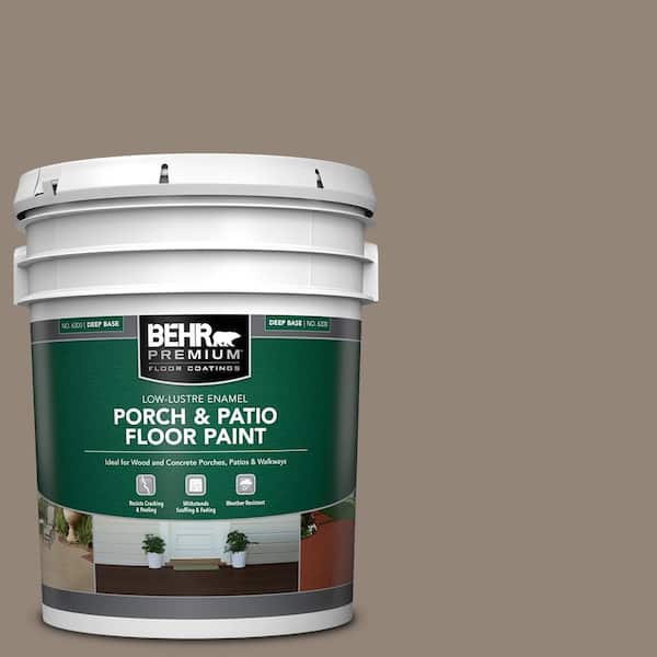 BEHR PREMIUM 5 gal. #N220-5 Ottertail Low-Lustre Enamel Interior/Exterior Porch and Patio Floor Paint