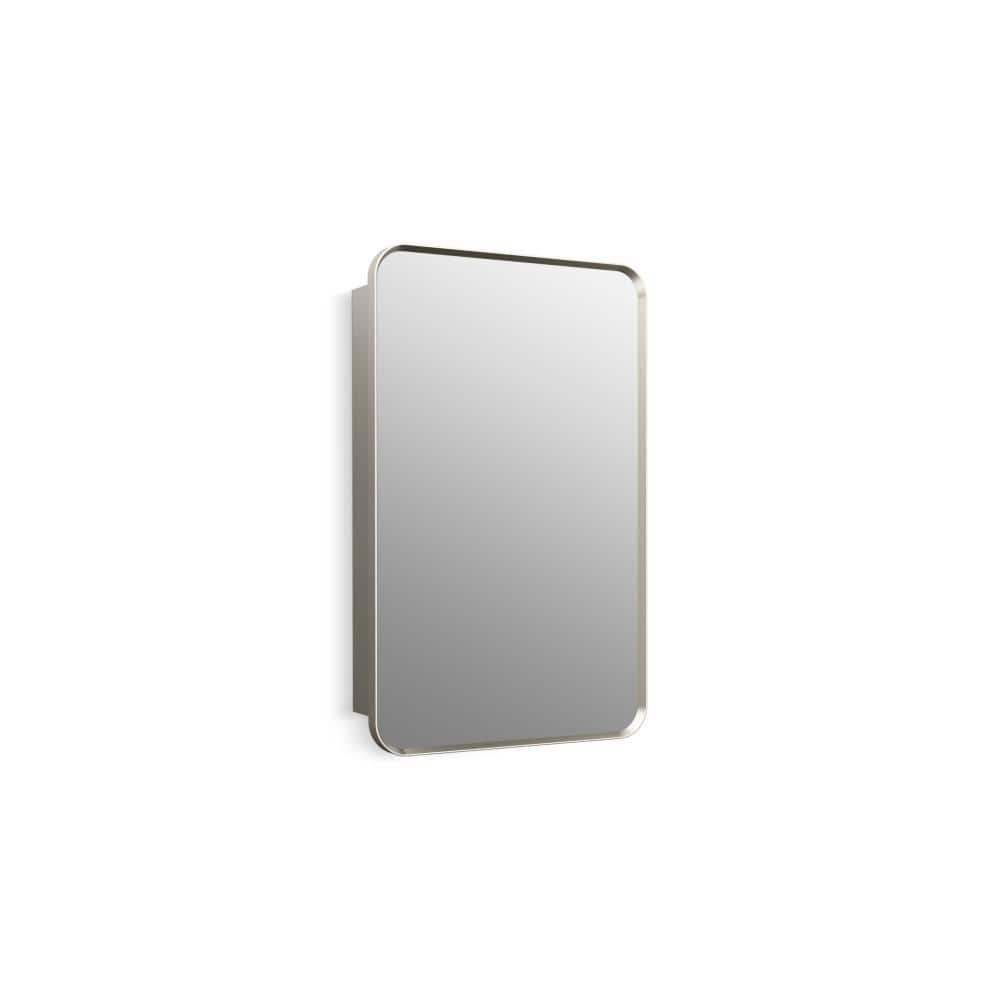 KOHLER Verdera 22 in. W x 34 in. H Rectangular Framed Silver Recessed