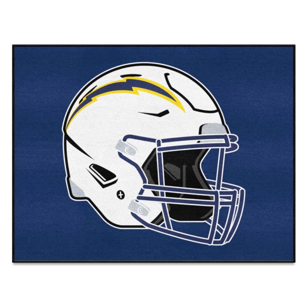 FANMATS Los Angeles Chargers Navy 3 ft. x 4 ft. All-Star Area Rug