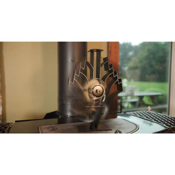 ４シーズン8人用　耐暴風雨構造　米国ハンター御用達　Cabela's PELLETHEAD Heat Powered Stove Fan for Wood & Pellet Stoves, 14 in