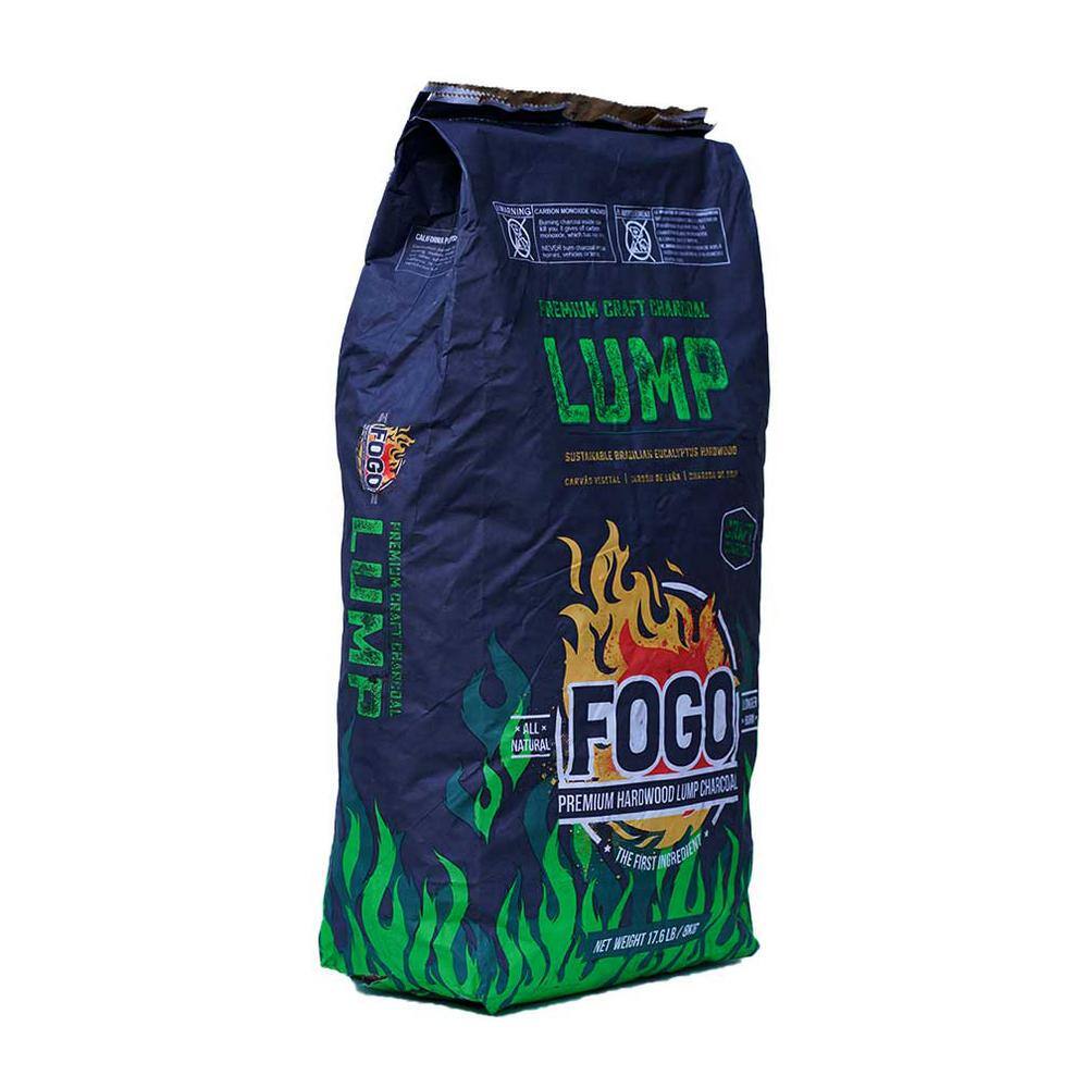 Fogo All Natural Brazilian Eucalyptus Blend Hardwood Lump Charcoal, 17.