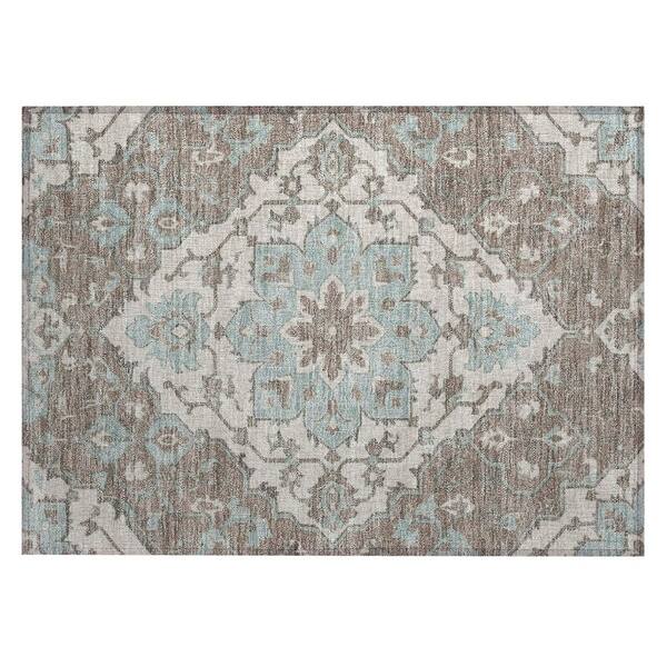 Chantille Machine Washable Indoor/Outdoor Abstract ACN3027 Gray 2 ft. x 3 ft. Accent Rug