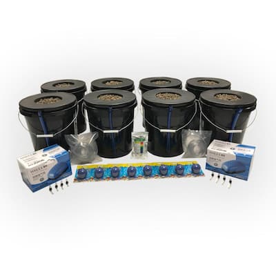Deep Water Culture Hydroponic 8-Plant System