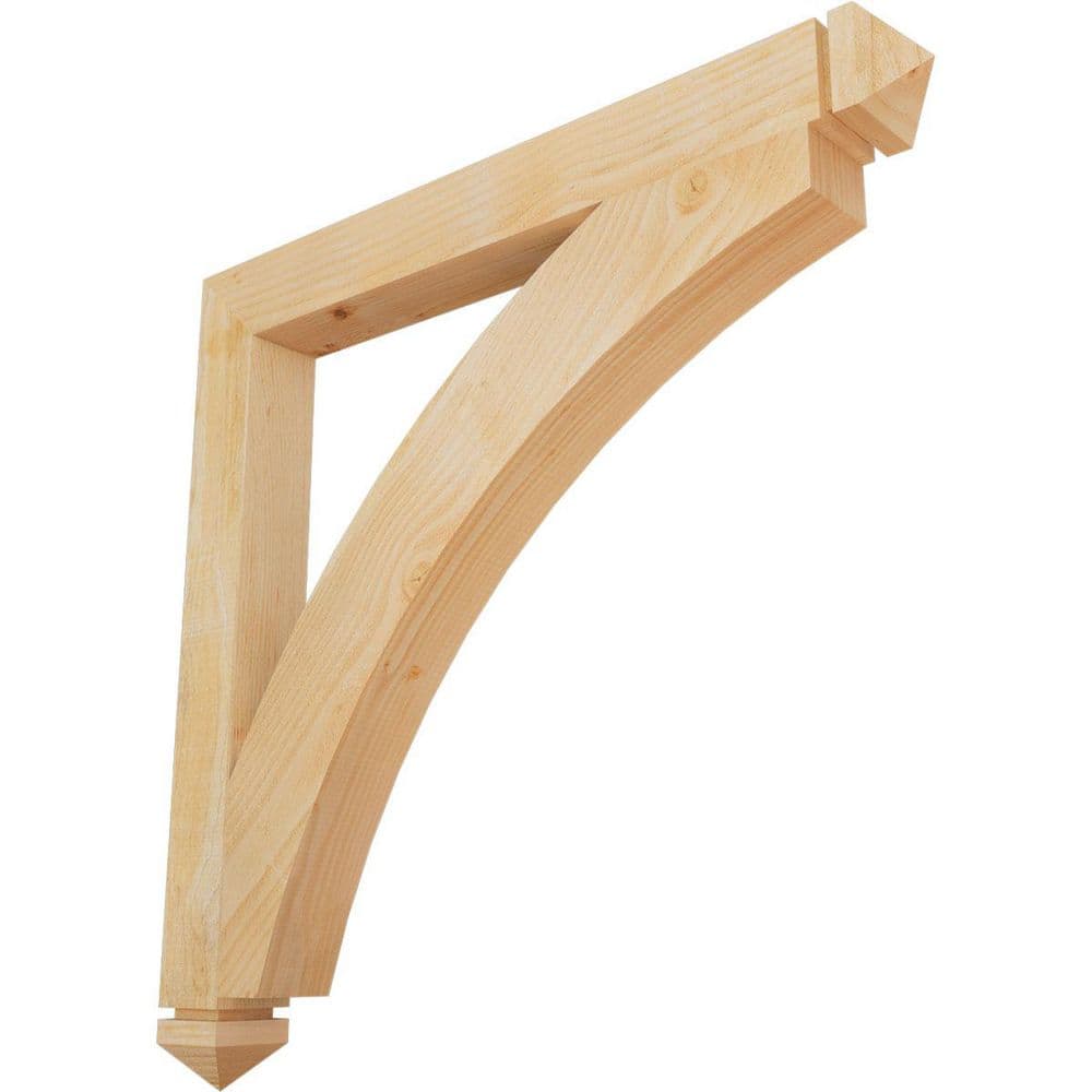 4 in. x 38 in. x 38 in. Douglas Fir Thorton Arts and Crafts Rough Sawn Bracket price history on PriceWatchPro