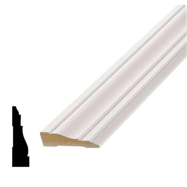 Alexandria Moulding WM 361 9/16 in. x 2-1/2 in. x 84 in. Primed MDF ...