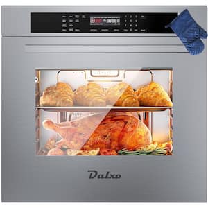 30 in. Single Electric Wall Oven Self-Cleaning With Convection and Touch Panel in Stainless Steel
